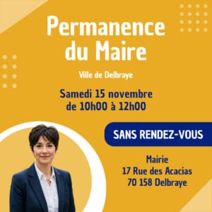 Permanence du Maire